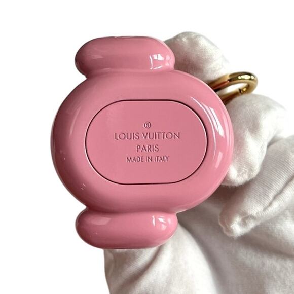 Louis Vuitton Porto Clé Vivienne Flamingo Bag Charm Float Ice Keychain M00668 - Picture 4 of 8